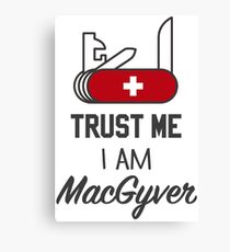 MacGyver Canvas Print