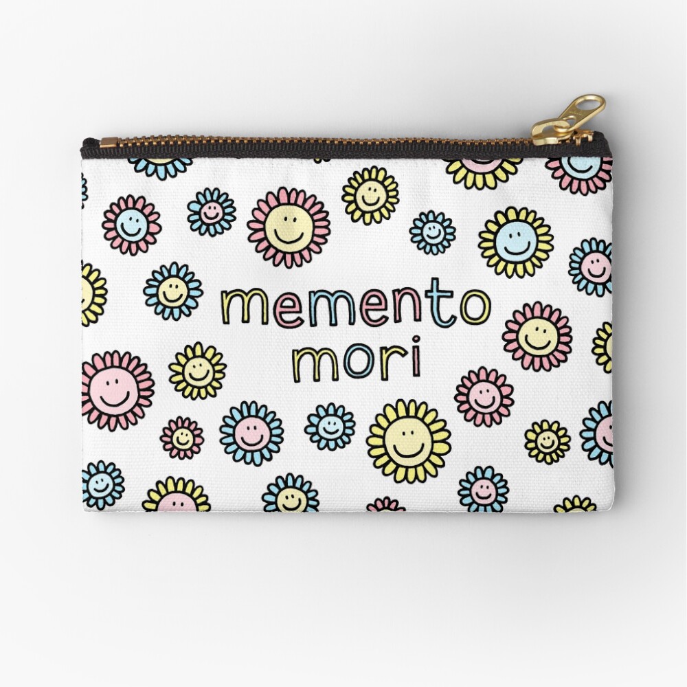 memento mori Zipper Pouch