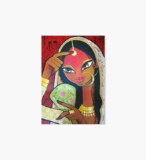Indian Dancing girl Art Board