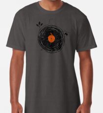 Camiseta larga Enchanting Vinyl Records Vintage