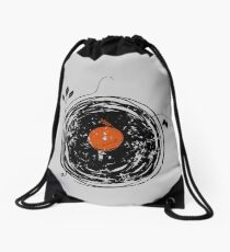 Enchanting Vinyl Records Vintage Drawstring Bag