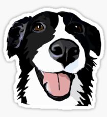 Smiley collie Sticker