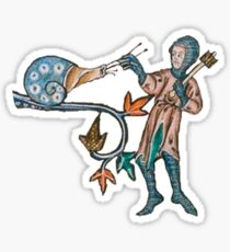 Snail wars Sticker