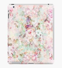 Vinilo o funda para iPad Patrón de flores vintage acuarela rosa
