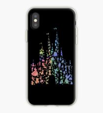 Vinilo o funda para iPhone El castillo más feliz de la tierra (explosión de arco iris)
