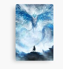 The First Bird - Ice Metal Print