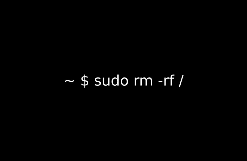 Rm rf команда mac os