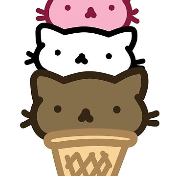 Artwork thumbnail, Marshmallow Bean: We are three scoops of friendship by BountifulBean