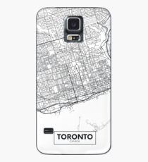 Vector poster map city Toronto Case/Skin for Samsung Galaxy