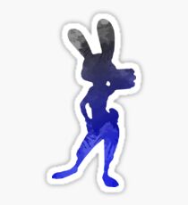 Bunny Inspired Silhouette Sticker