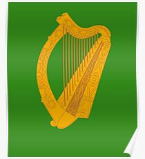 Irish harp Poster