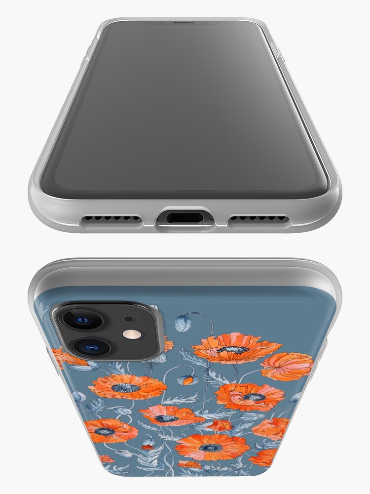 Alternate view of Poppies Floral Botanical art iPhone Case & Cover