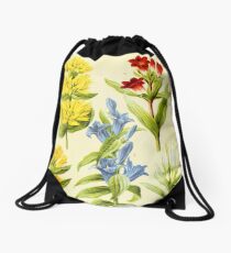 HD Vintage flowery bouquet design number 29~ Drawstring Bag