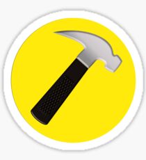 captain hammer Sticker