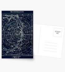 THE STAR CONSTELLATIONS : Vintage 1900 Galaxy Print Postcards