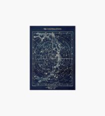 THE STAR CONSTELLATIONS : Vintage 1900 Galaxy Print Art Board Print