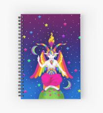 1997 Neonregenbogen Baphomet Spiralblock