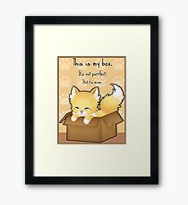 This Is My Box Framed Print