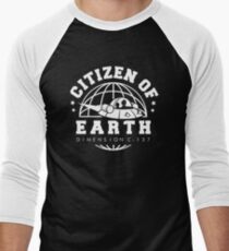 Earth Dimension C-137 Men's Baseball ¾ T-Shirt