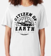 Earth Dimension C-137 Slim Fit T-Shirt