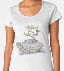 Camiseta premium para mujer imagina tiempo