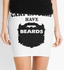 carpenter with beards, Carpentry bearded wood gift tshirts Mini Skirt
