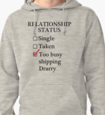 Relationship Status - Too Busy Shipping Drarry Pullover Hoodie