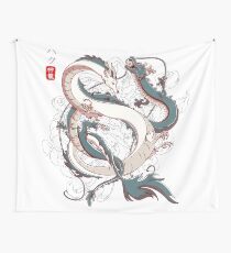 Japanese Dragons Wall Tapestry