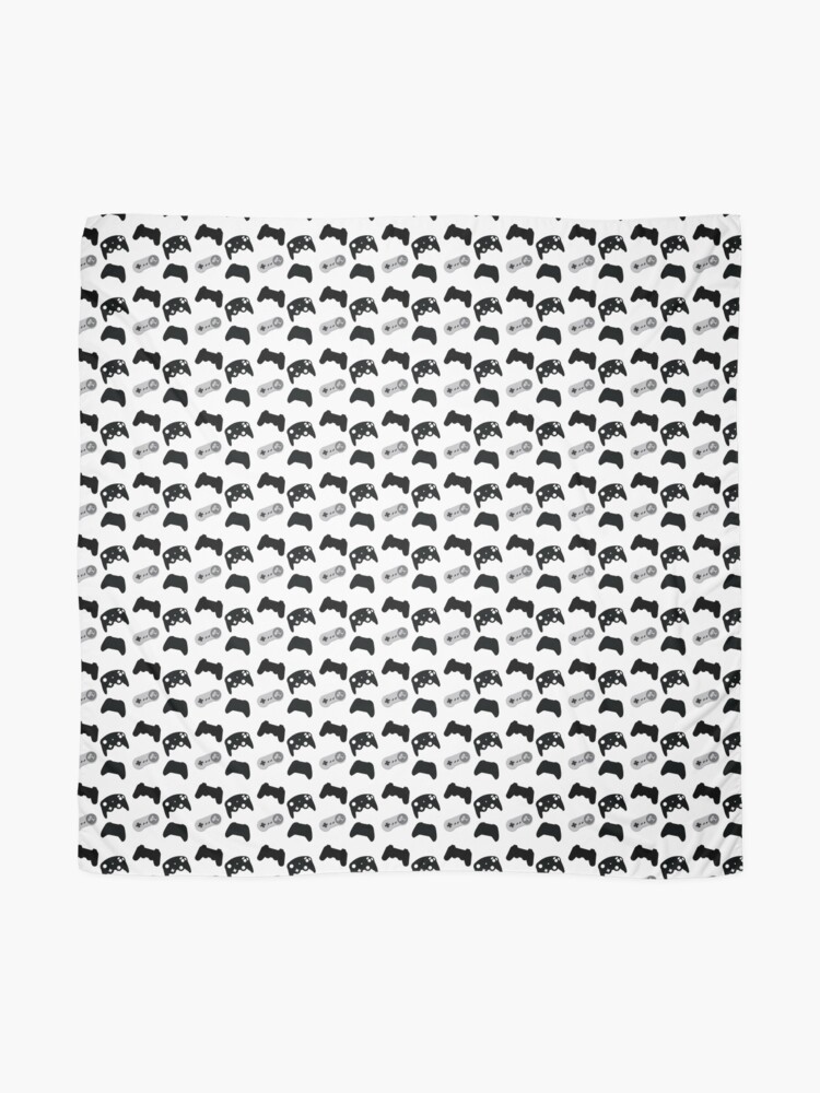 Alternate view of Retro Gaming Controller Pattern Scarf