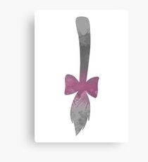 Tail Inspired Silhouette Canvas Print