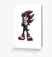 Shadow the Hedgehog Greeting Card