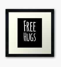 Free hugs Framed Print