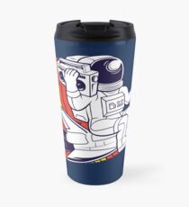 funky astronaut Travel Mug