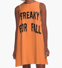Freaky For Fall A-Line Dress