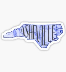 asheville marbled Sticker