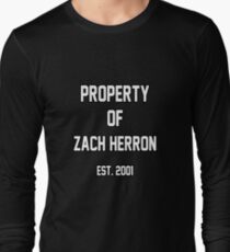 Property of Zach Herron Long Sleeve T-Shirt
