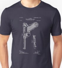 Gun - Pistol - 1904 Luger Patent Art Unisex T-Shirt