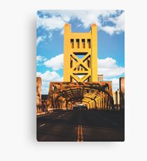 The Tower Bridge - Sacramento, CA Canvas Print