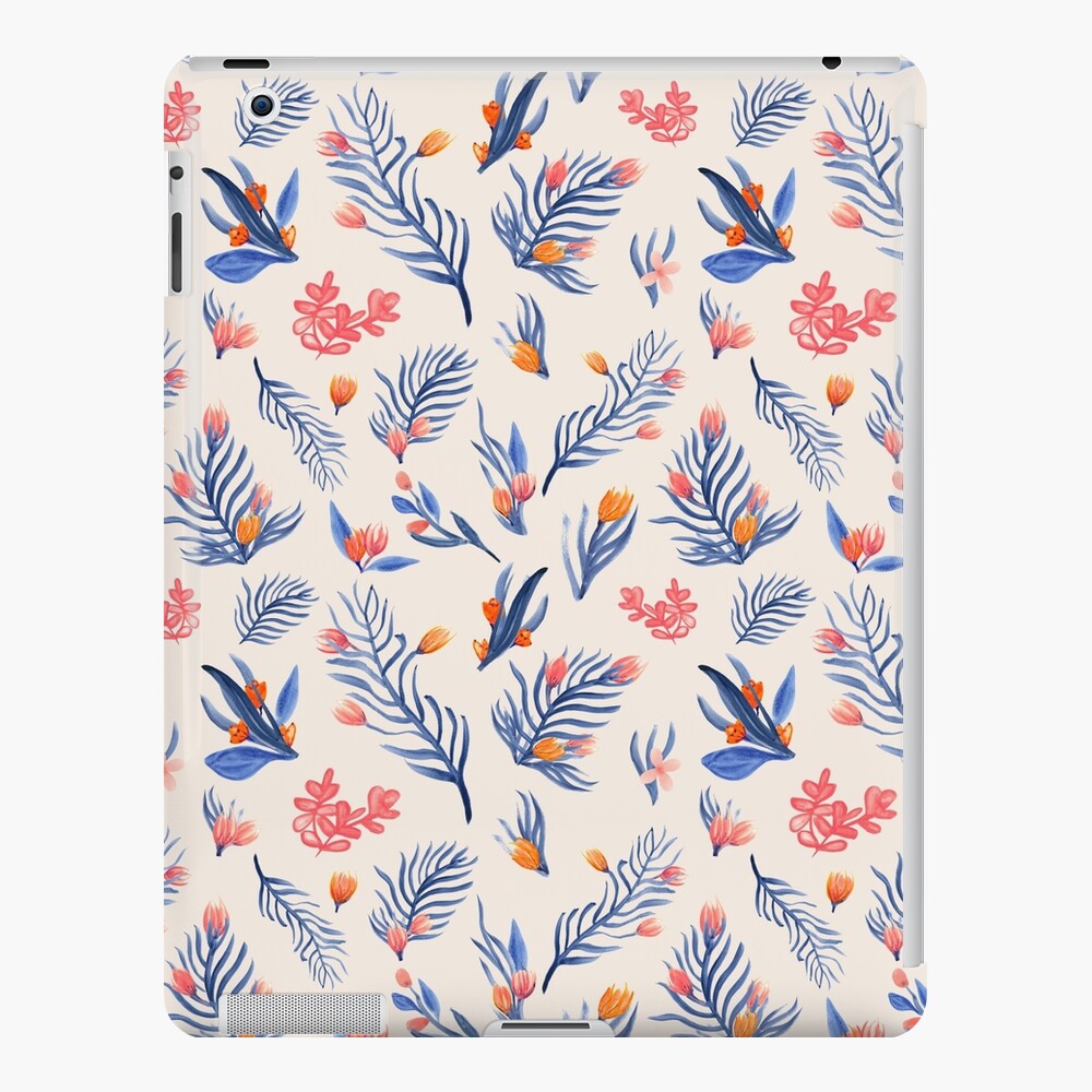 Succulent garden pattern on cream iPad Case & Skin