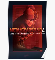 Metal Gear Solid 4 "Old Snake" Poster Poster