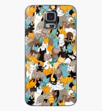 Funda/vinilo para Samsung Galaxy Gatos en hierba gatera