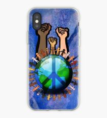 Unity And Peace - Raised Fists! iPhone Case