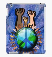 Unity And Peace - Raised Fists! iPad Case/Skin