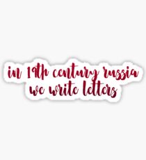 Letters - Great Comet Sticker