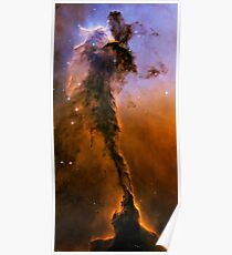 Hubble Space Telescope Print 0024 - The Eagle Has Risen - Stellar Spire in the Eagle Nebula - hs-2005-12-b-full_jpg Poster