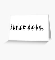 Ministry of Silly walk | Cult tv Best of British | Monty Python Greeting Card