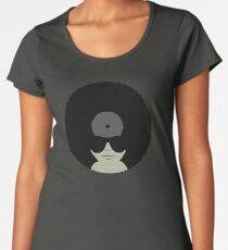 Funky Music Afro Vinyl Records Women's Premium T-Shirt