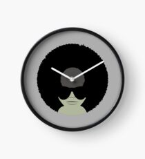 Funky Music Afro Vinyl Records Clock