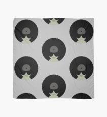 Funky Music Afro Vinyl Records Scarf