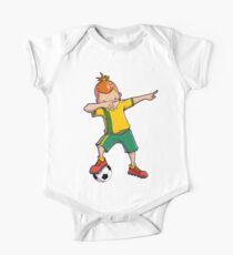 Dabbing Soccer T shirt for Boys Dab Dance Funny Football Tee One Piece - Short Sleeve